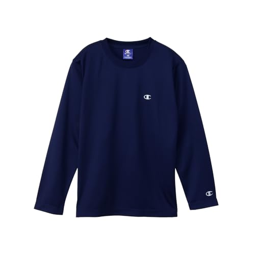Tシャツ 長袖 丸首 吸水速乾 ワンポイントロゴ ロングスリーブTシャツ ベージックスポーツ CKSYS405Z-377-110