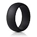 FreeWalker Silicone Rings for Men and Women,Spare Durable Rubber Wedding Band for Camping,Fishing,Gym,Swimming,Workout,Crossfit,Labor Work(4 Pack)