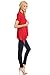 Red Cardigan Womens Reg and Plus Size Open Flyaway Cardigan, Red