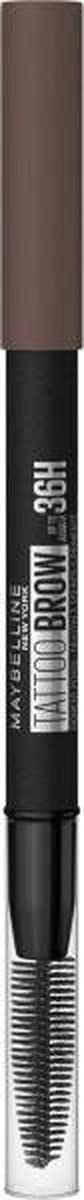 Maybelline New York Tattoo Brow Semi Permanent 36Hr Eyebrow Pencil Longlasting Thicker Fuller Eyebrows Deep Brown 07