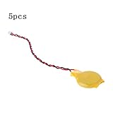 5Pcs CR2032 2032 Battery Wire 2 Pin Laptop Motherboard BIOS CMOS Battery With Wire Disassemble Battery By Sixsons