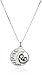 Amazon Collection Sterling Silver Mother Child Silhouette 