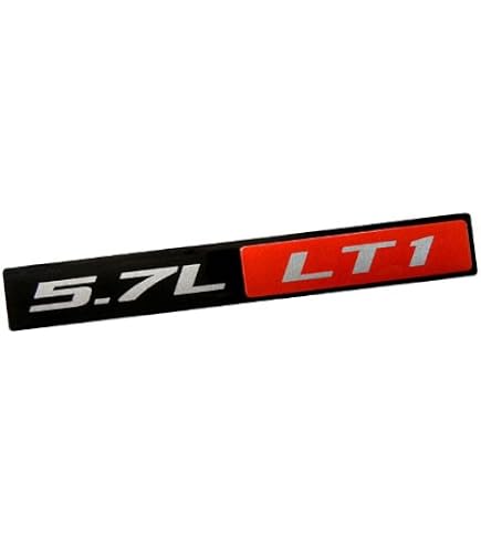 Awesomecarparts LT1 Engine Hood Emblem Badge For Chevy Corvette C4, Camaro, Impala, Firebird (5.7L)