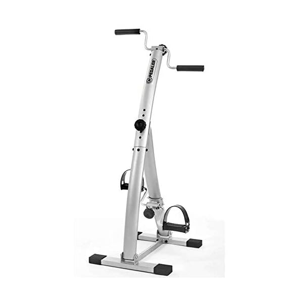 Bi-pedaler 08136 Folding Keep Fit Machine, Silver