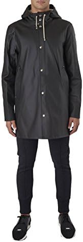 Stutterheim Men's Stockholmblack Black Pvc Outerwear Jacket