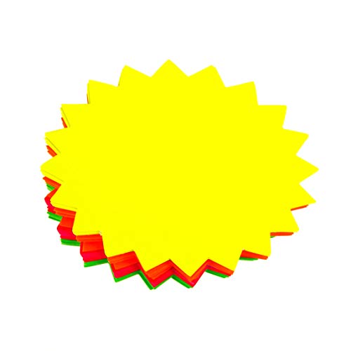 RXBC2011 80-Pack Star Burst Signs for Retail
