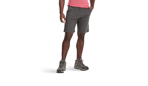 wrangler men's outdoor performance flat front shorts