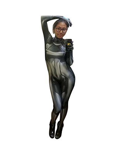 Black Zero Suit Samus Cosplay Costume by Aesthetic Cosplay | Zero Suit Samus Costume | Zero Suit Bodysuit XS