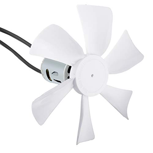 Boao 2 Packs RV Vent Fan Motor 12 Volt DShaft RV Vent Motor Exhaust