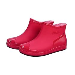Women's Fashion Rain Boots Warm Water Proof Rubber