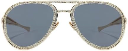 Dollger Oversized Studded Sunglasses for Women Trendy Large  display picture 1