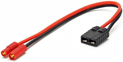 Traxxas ID Charger Adapter: Traxxas Female to HXT 3.5mm Male (Syma Style) Plug Heli Drone Mini Quadcopter (Wires Cables Leads Adapter)