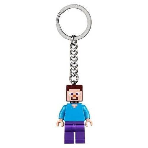 LEGO Minecraft Steve Keyring / Key Chain - Official Brand New LEGO Keyring - Minecraft Steve