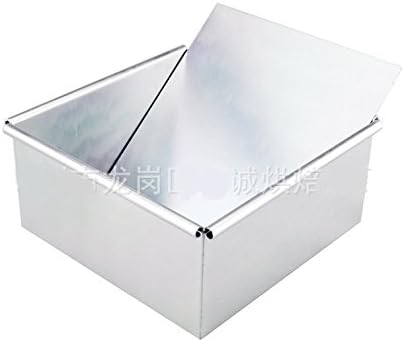 Astra shop Anodized Aluminum Square Cheesecake Pan with Removable Bottom, 4 Inch x 4 Inch x 2 Inch