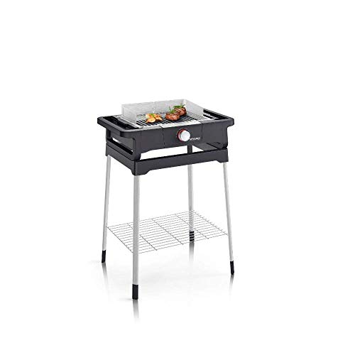 Severin Barbecue Sur Pieds Home S, 2300 W, Pare-Vent, Cordon D'Alimentation De 1,5 M, Noir, Pg 8115