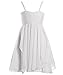 Fashion Plaza Girl's Short Chiffon Flower Girl Dress With Cascade Ruffle K0130