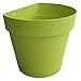 TABOR TOOLS Plastic 8.5 Inch Wall Planter Pot for Vertical Flower Garden, Living Wall or Kitchen Herbs, with Attached Saucer. VEM602A. (Lime Green)thumb 1