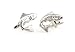MRCUFF Fish Fishing Pair Cufflinks in a Presentation Gift Box & Polishing Cloth