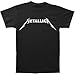 Bravado Metallica Black and White Logo Adult T-Shirt Large