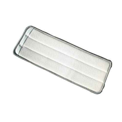 Nesee Washable Microfiber Mop Head (4 Pack) - Microfiber Replacement Mop Pads for Cleaning of Wet or Dry Floors - Professional Home/Office Cleaning Supplies