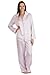 Fishers Finery Women's 100% Mulberry Silk Long Pajama Set with Gift Box