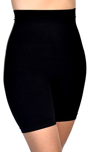 GCool Tech Patricia Lingerie Women's Anti-bacterial Fabric Hi-Waist Shapewear Shorts (Black S) - Thumbnail 3