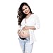 Maeband Maternity Belly Band | Pregnancy Belt, Waistband Extender, Pregnancy Clothes, Maternity Jeans (Small, Midnight Black)