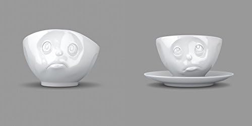Fiftyeight 2er Set, Kaffee Tasse OCH BITTE + Schale SCHMOLLEND