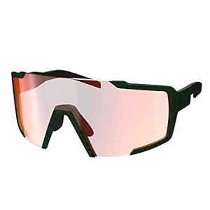 Scott Shield fietswisselschijven, bril, groen/rood, chroom versterker