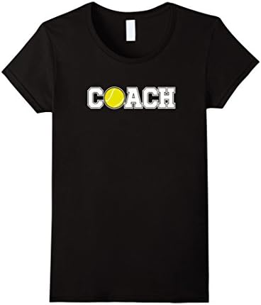 Womens Tennis Coach Shirt Sports Coaching Staff Head Coach Tees Medium Black
