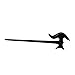 Marycrafts Black Battle Viking War Axe Buffalo Horn Hair Stick, Hairstick, Hair Pin, Hairpin, Hair Accessory, Hair Toy Handmade