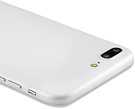 iPhone 7/8 Plus Case, MANUKA 【Skin Series】Thin Sleek Snug Fit PP Naked Phone Texture Matt Finish Hard Case Cover for iPhone 7 plus(2016)/8 plus(2017) 5.5 White