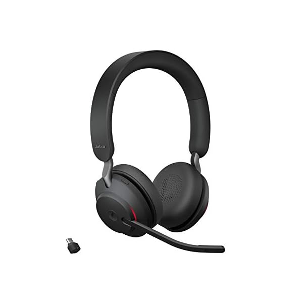 Jabra-Evolve2-65-Wireless-PC-Headset--Noise-Cancelling-Microsoft-Teams-Certified-Stereo-Headphones-With-Long-Lasting-Battery--USB-C-Bluetooth-Adapter--Black Jabra Evolve2 65 Wireless PC Headset – Noise Cancelling Microsoft Teams Certified Stereo Headphones With Long-Lasting…