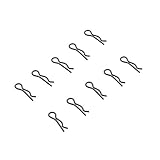 AXIAL AX31374 3mm Body Clip, Black (10 Pieces)