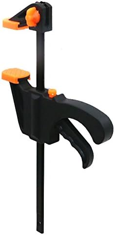 Your Supermart 4Inch Quick Grip Clamp For Woodworking Ratchet Bar Fast F Shape Clamp W/Spreader