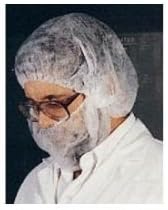 CellucapWhite Polyester Honeycomb Net Beard Restraint - 100 per pack - 10 packs per case.