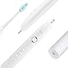 AMTOK Electric Toothbrush Sonicare Electronic Toothbrushes Sonic Rechargeable Toothbrush IPX7 Waterproof Toothbrush with Replacement Toothbrush Heads ( 5 Brushing Modes) White