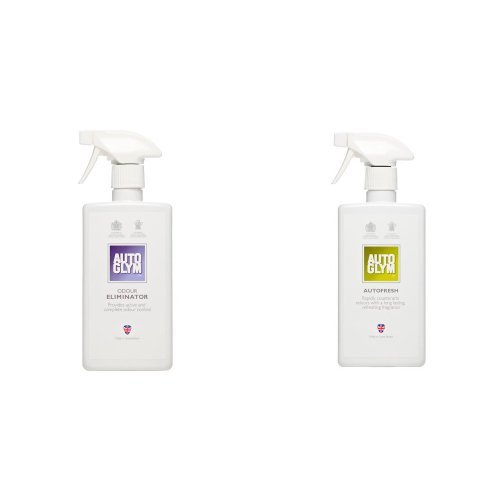 Auto Glym Odour Eliminator, 500Ml+Auto Glym Autofresh, 500Ml
