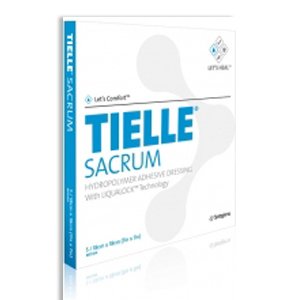 53MTP506 - TIELLE Plus Adhesive Hydropolymer Dressing 5-7/8 x 5-7/8 Sacrum