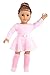 DreamWorld Collections - Practice Time - 4 Piece Outfit - Pink Leotard, Skirt, Leg Warmers and Ballet Slippers - Clothes Fits 18 Inch American Girl Doll (Doll Not Included)