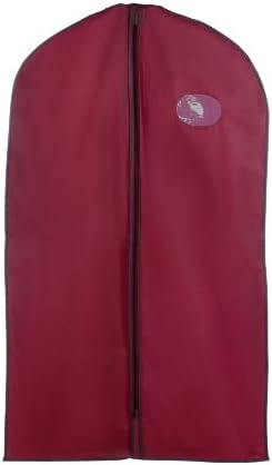 Bags for Less™ Vinyl Suit/Dress Garment Bag Cover 54" Burgundy