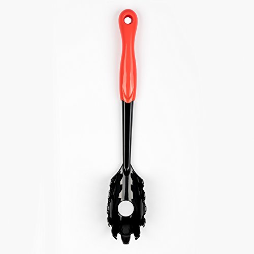 Jazava, Spaghetti Pasta Server - Dishwasher Safe Kitchen Pasta Ladle, Nonstick Nylon Kitchen Gadgets Pasta Fork(JZ-KU-PL-R) - Thumbnail 5