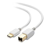 Cable Matters USB C Printer Cable (USB C to USB B Cable, USB-C to Printer) in White 3.3 Feet