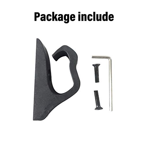 Seway M365 Hanger Hook Front Claw Hook for Gadget Bag Helmat Shopping Bag Accessories for Xiaomi Mijia M365 M187 Electric Scooter (Black)