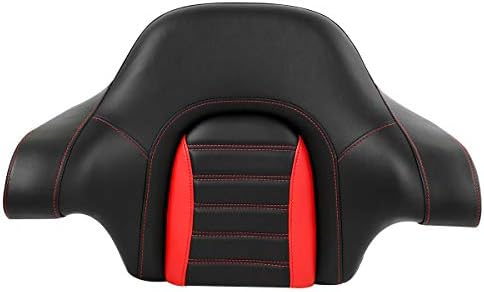 Huili Jphome キング ツアーバック ラップランド 背もたれ バックレスト ハーレー グライド エレクトラ 美品 対応 ブラック レッド 14 ストリート