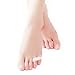(Pack of 2 Pairs 4 PCS) Dr.Tu Silicone Gel Little Toe Valgus Corrector Separator Straightener Protector