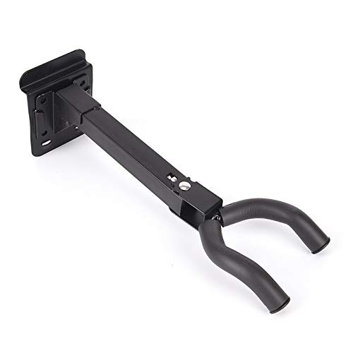 SciencePurchase Guitar Hanger Stand Holder Wall Mount with 180 Degree Angle Adjustment and Slat Wall Adapter for Acoustic Bass Banjo