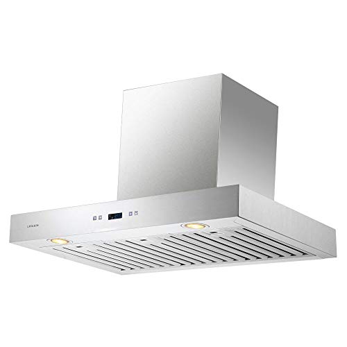 CAVALIERE 30" Inch Range Hood Wall Mounted Stainless Steel Kitchen Vent 900 CFM - Thumbnail 3