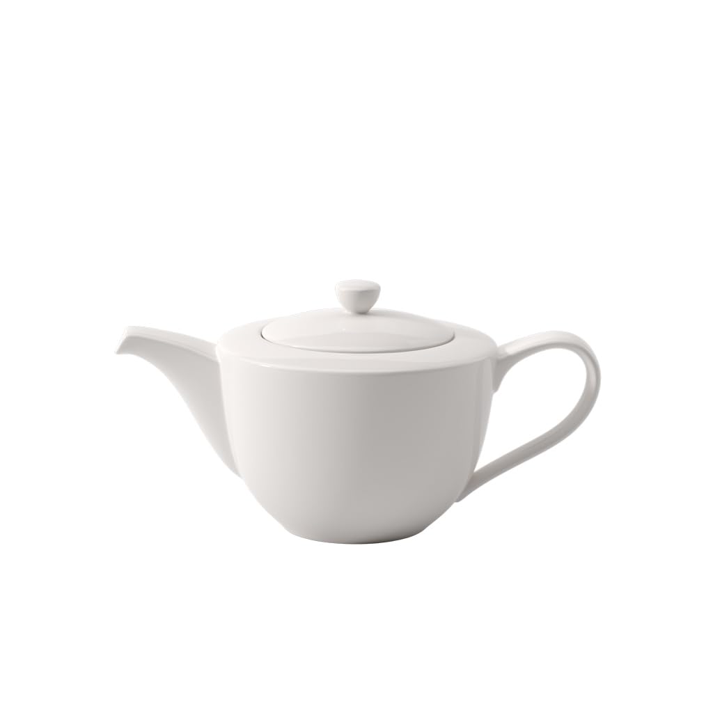 Photo 1 of ***MISSING LID SELLING AS IS *** Villeroy & Boch For Me Teapot, 44 oz, Premium Porcelain, White ***NOT IN BOX***