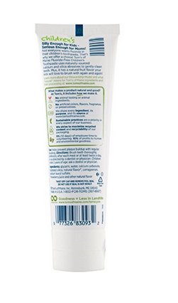 Tom's of Maine Natural Fluoride Free Children's Toothpaste, Silly Strawberry, 4.2 Oz (Pack of 6)